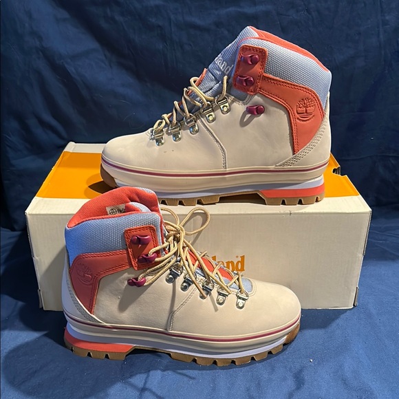 Timberland Shoes - Timberland- Euro Hiker WP L/F Hiker, White Nubuk, 8.5 women QS